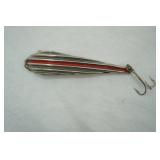 Vintage silver minnow type lure