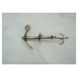 Vintage metal spinner fishing lure