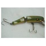 Vintage Creek Chub wooden jointed minnow