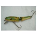 Vintage Creek Chub wooden jointed minnow