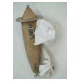 Vintage Heddon Grey Mouse Fishing Lure