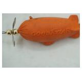 Vintage Goodyear rubber blimp novelty lure