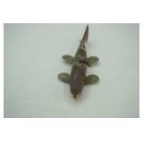 Vintage Ice Spearing Decoy, baby Musky Fish