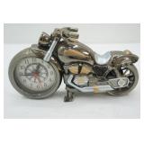 motorcycle clock-plastic 9"x4.5"