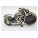 motorcycle clock-plastic 9"x4.5"