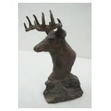 Deer head sculpture 10"x5.5"