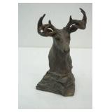 Deer head sculpture 10"x5.5"