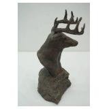 Deer head sculpture 10"x5.5"