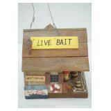 Live Bait Birdhouse 6"x6"x6"