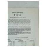 Ford Shop Manual Models 9N (Ford-Ferguson), 2N, 8N