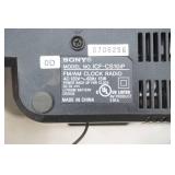 Sony Alarm Clock Radio ICF-CS10IP & docking station