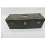 Vintage Tool Box/Tackle Box 18"x 6"6.5"