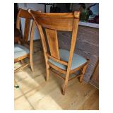 Contemporary Scrolled Wrought Iron Base Dining Table and Chairs
