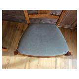 Contemporary Scrolled Wrought Iron Base Dining Table and Chairs