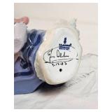 Signed Lladro Figure Pretty Pickings Girl Figure with Sculpture Signature as