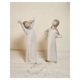 LLadro Figures ~ Boy Awakening Matte & Girl Stretching Matte