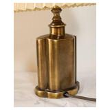 Petite Art Deco Brass Table Lamp