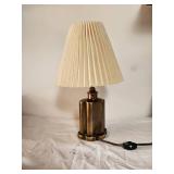 Petite Art Deco Brass Table Lamp