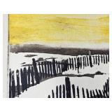 Alec Cowan Artist Proof Print ~ Sand Fences