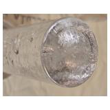 Kosta Boda Kjell Engman Ice Clear Modernist Candle Holders