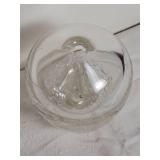 Vintage Blodgett Sea Foam Oil Lamp