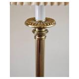 Handsome Polished Brass Stiffel Floor Lamp