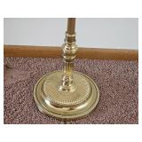 Handsome Polished Brass Stiffel Floor Lamp