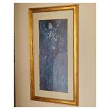 Professionally Framed Print of Emilie Flöge by Gustav Klimt