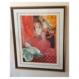 Alvar Suñol Sonata Rouge Lithograph, signed & numbered