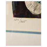 Alvar Suñol Sonata Rouge Lithograph, signed & numbered