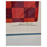 Alvar Suñol Sonata Rouge Lithograph, signed & numbered