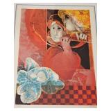 Alvar Suñol Sonata Rouge Lithograph, signed & numbered