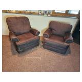 Sherrill Furniture Recliner & Armchair Pair