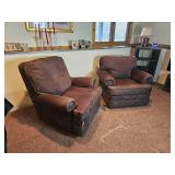 Sherrill Furniture Recliner & Armchair Pair