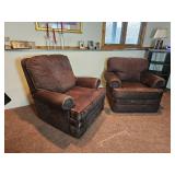 Sherrill Furniture Recliner & Armchair Pair