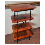 Farmhouse Industrial Open Curio Shelf