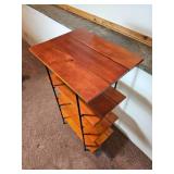Farmhouse Industrial Open Curio Shelf