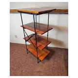 Farmhouse Industrial Open Curio Shelf