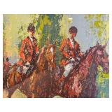 Mark King Signed & Numbered Serigraph ~ Fox Hunt