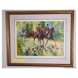 Mark King Signed & Numbered Serigraph ~ Fox Hunt