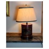 Jersey Cream Butter Cookies Tin Folksy Table Lamp