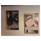 Series of Edouard Manet Exhibit Posters