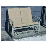 Contemporary Scrolled Porch Glider