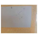 Abstract Monochrome Framed Etching signed Gloria 1971