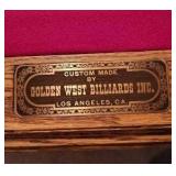 Golden West Billiards Pool Table with Accessories ~ 7