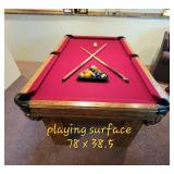 Golden West Billiards Pool Table with Accessories ~ 7