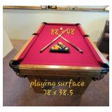Golden West Billiards Pool Table with Accessories ~ 7