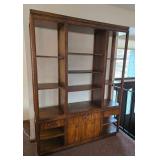 Stunning Mid-Century Modern Vintage Drexel Display Shelf Unit