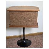 Awesome Vintage Bose Stereo Speaker Side Tables on Industrial Metal Mounts
