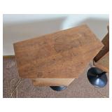 Awesome Vintage Bose Stereo Speaker Side Tables on Industrial Metal Mounts